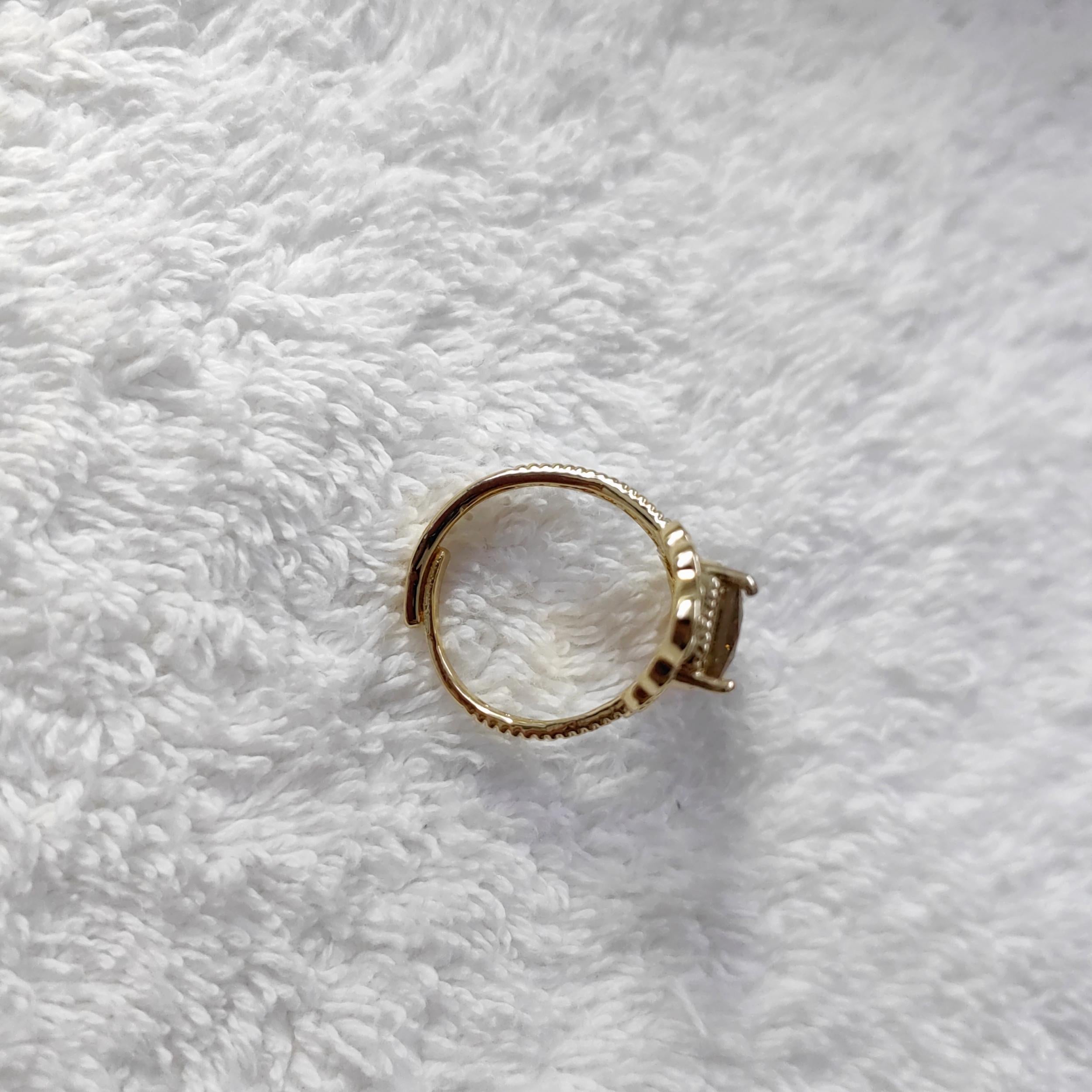 Gemstone Oval Ring Girls Accessories