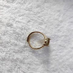 Gemstone Oval Ring Girls Accessories
