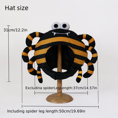 Spider Hat With Plush Doll for Halloween Party Costumes
