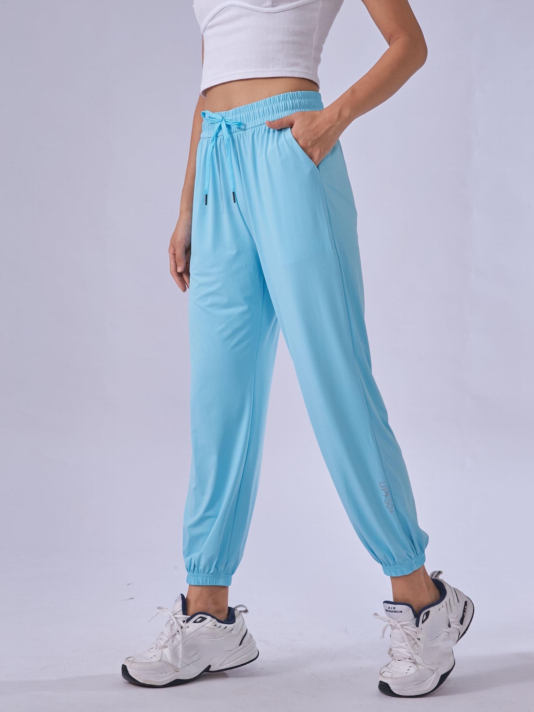 Women's UPF50 Drawstring Sports Pants Moisture Wicking Activewear