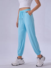 Women's UPF50 Drawstring Sports Pants Moisture Wicking Activewear