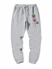 Men's Cartoon Print Jogger Sweatpants Drawstring Sport Pants