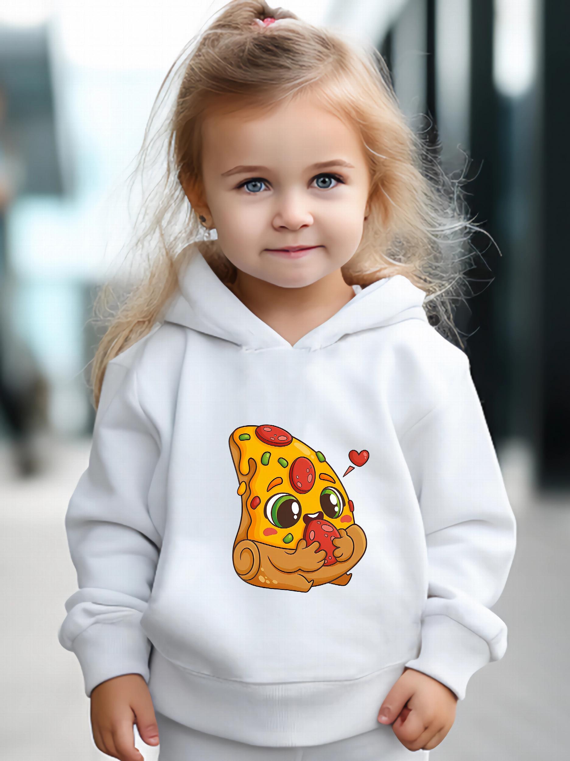 Pizza Pattern 2pcs Activewear Sets for Girls
