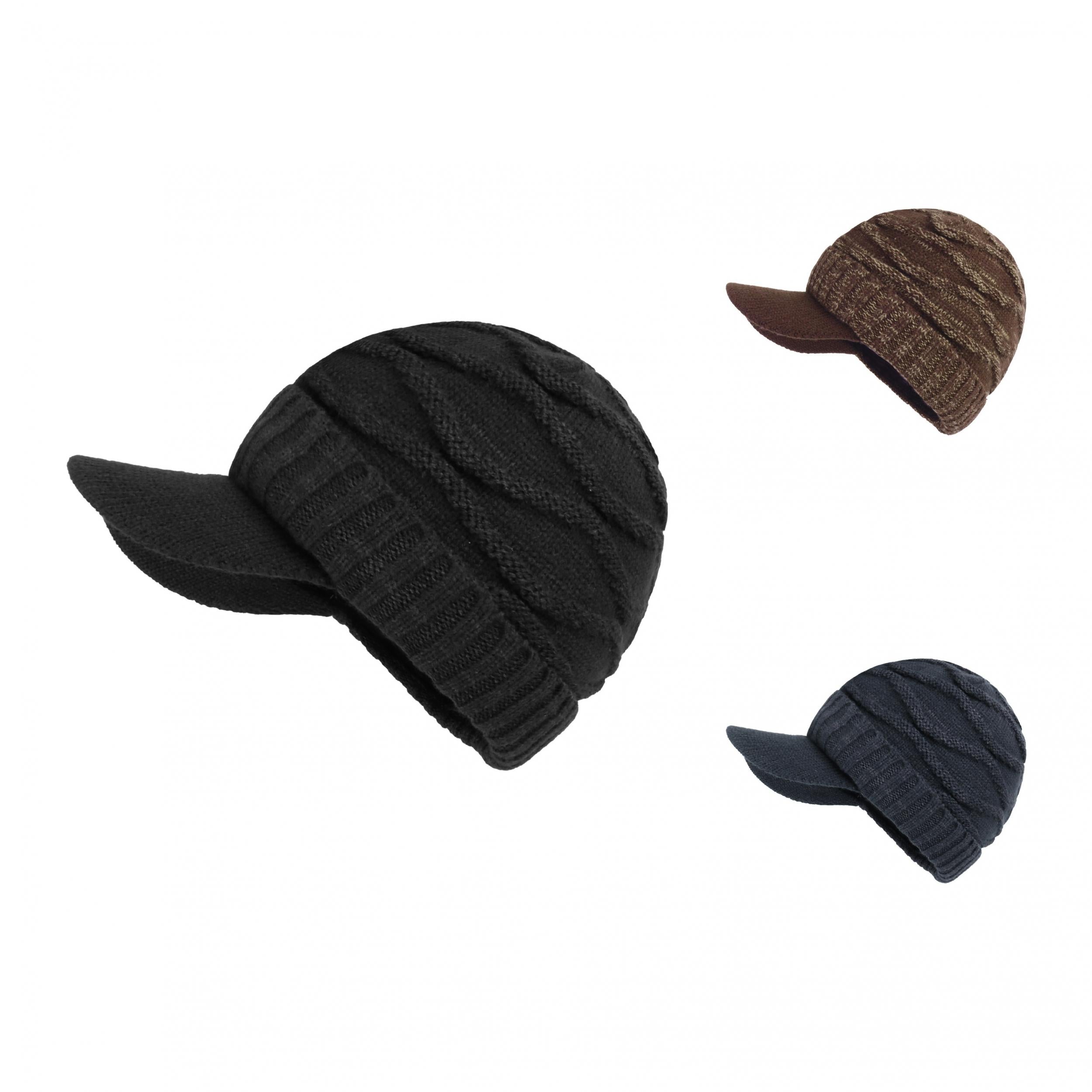 Men's Winter Warm Velvet Knitted Hat
