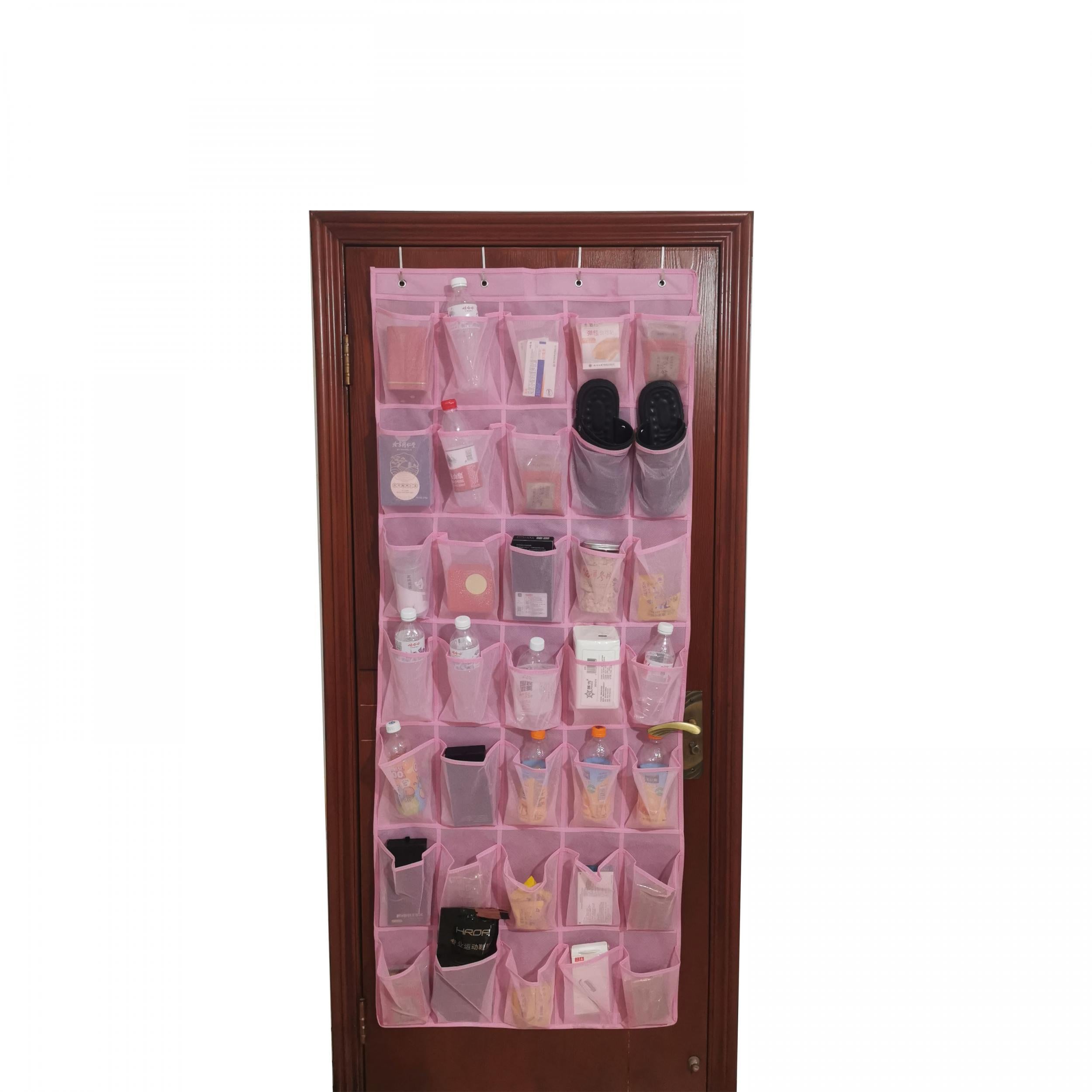 Over the Door Shoe Rack 35 Large Mesh Pockets Organize Closet