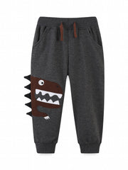 Dinosaur Print Kids Sweatpants Boys Jogger Sports Pants