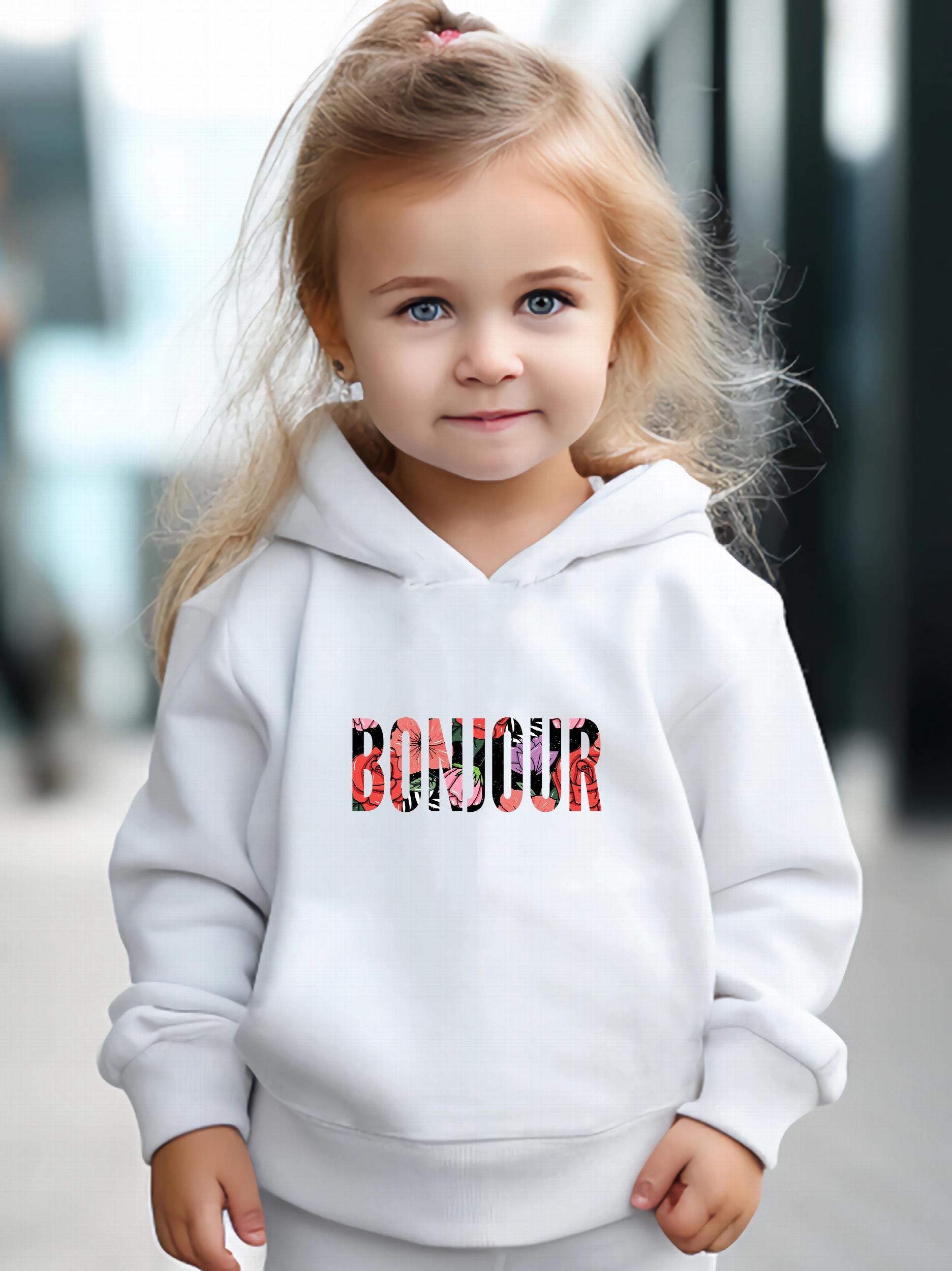 2pcs Letters Print Outfits Girls Hoodies Jogger Pants Set For Girls