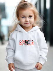 2pcs Letters Print Outfits Girls Hoodies Jogger Pants Set For Girls