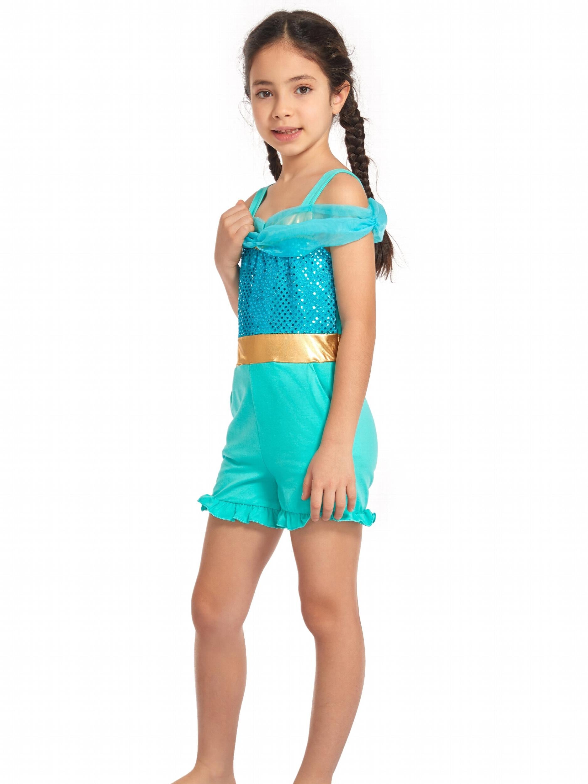 14Y Girls Princess Jumpsuit Halloween Christmas Holiday Trip Jumper