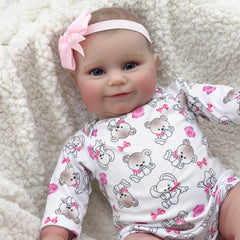 Realistic Reborn Kids Doll Soft Cloth Body Handpainted Lifelike Toy