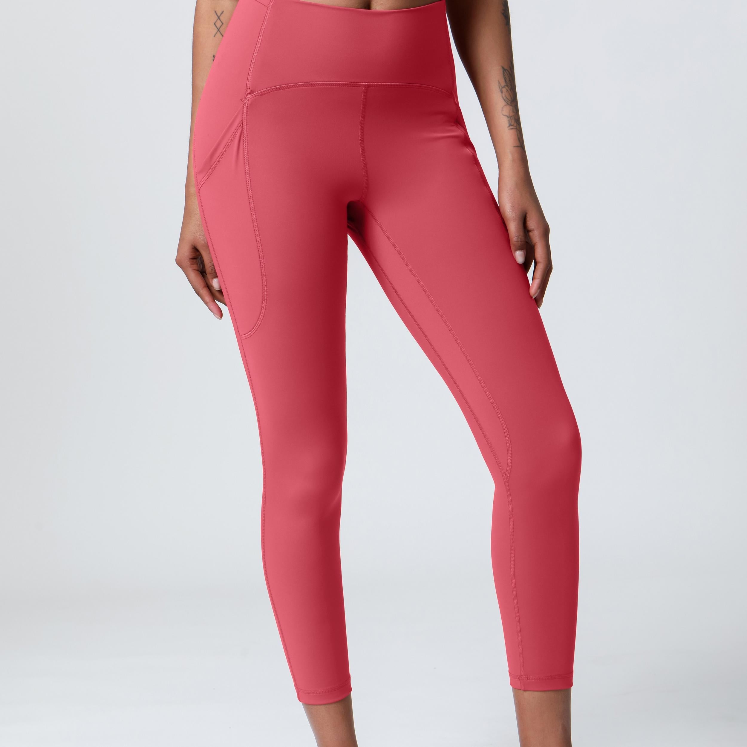High Waist Yoga Pants Pocket Butt Lifting Leggings