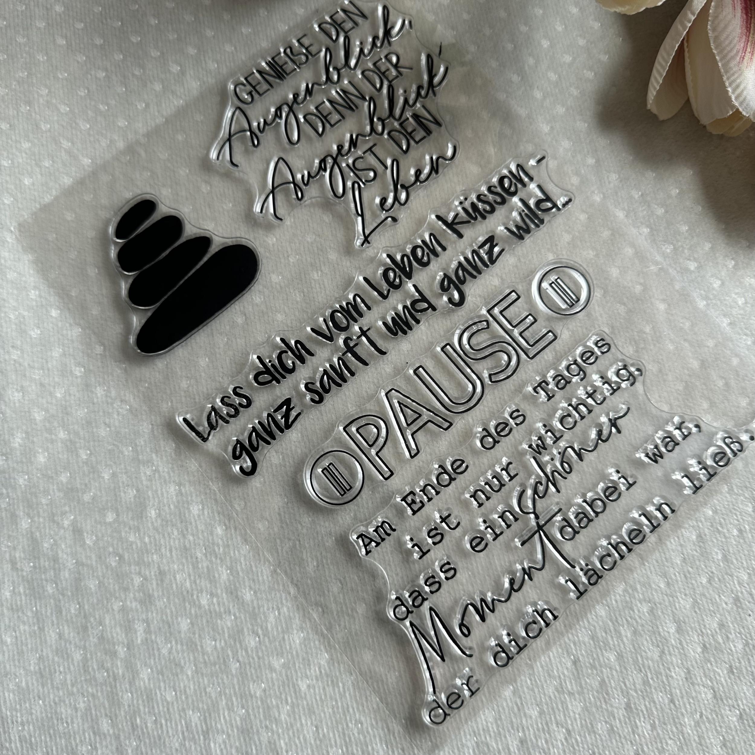 Transparent Silicone Stamp for DIY Scrapbook