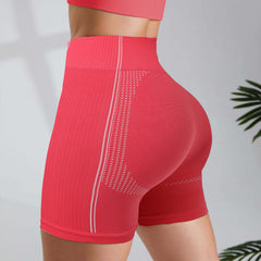 High Rise Butt Lifting Running Biker Shorts