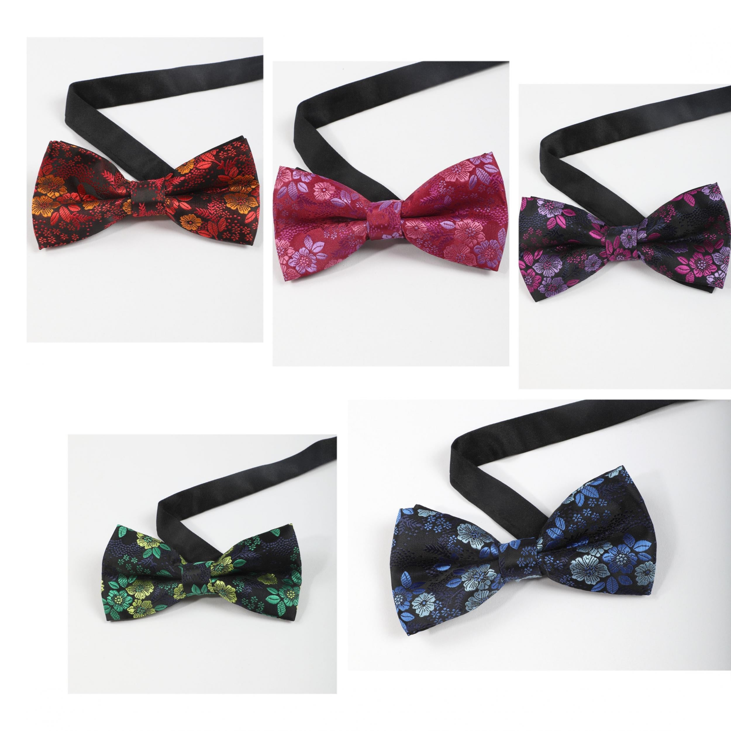 Men's Double Layer Bow Tie for Business Banquet Wedding Party
