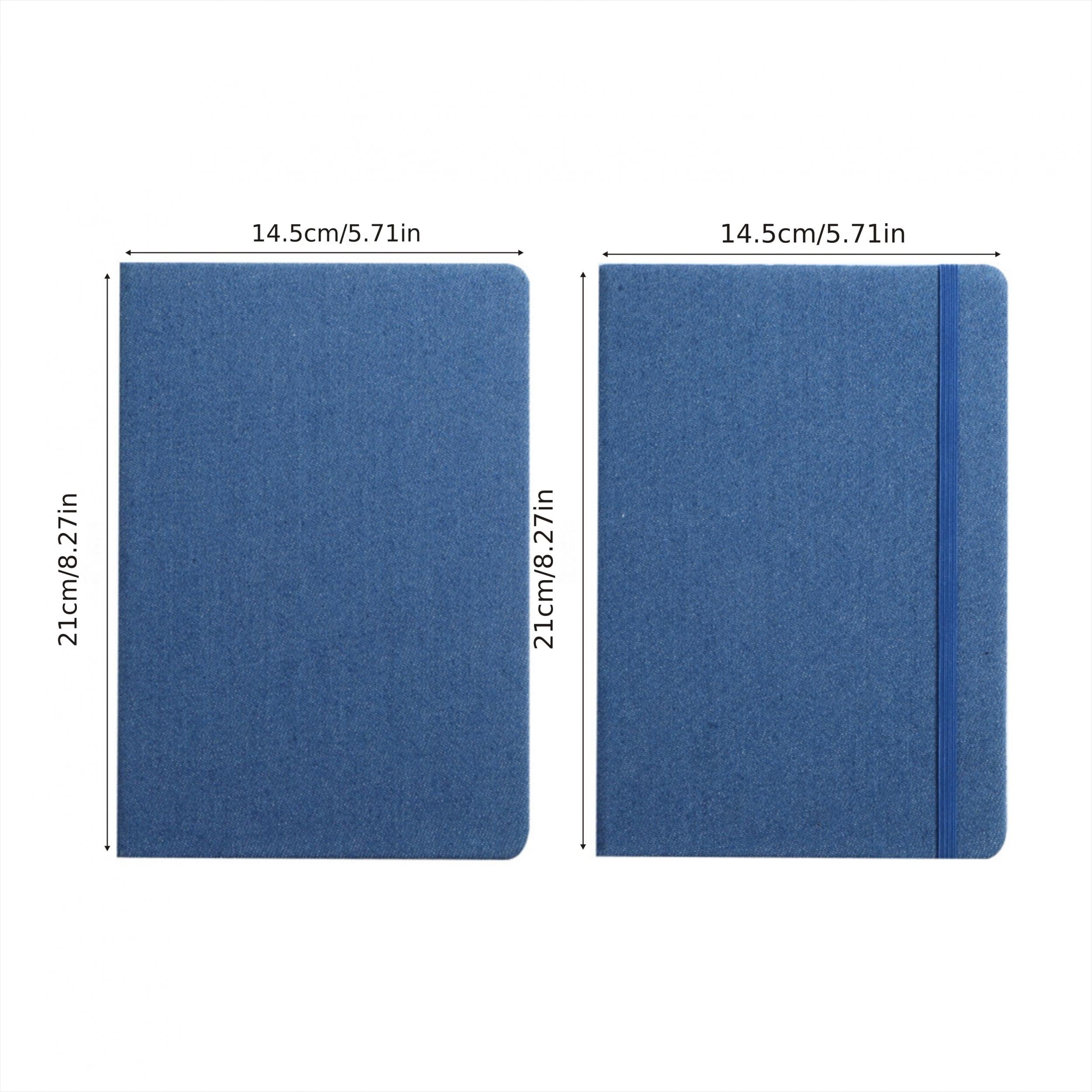 Fashionable A5 Denim Notebook Hardcover for Literary Hand Accounts & Notetaking