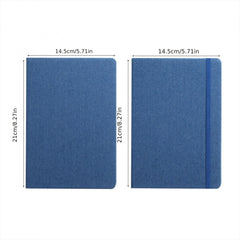 Fashionable A5 Denim Notebook Hardcover for Literary Hand Accounts & Notetaking