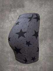 Skull Print Shorts for Women Summer & Spring Casual Wear