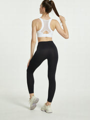 Letter Print Workout Leggings Seamless Tummy Control Sexy Yoga Pants