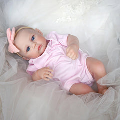 Realistic 3D Skin Reborn Baby Doll with Visible Veins, Lifelike Newborn Toy