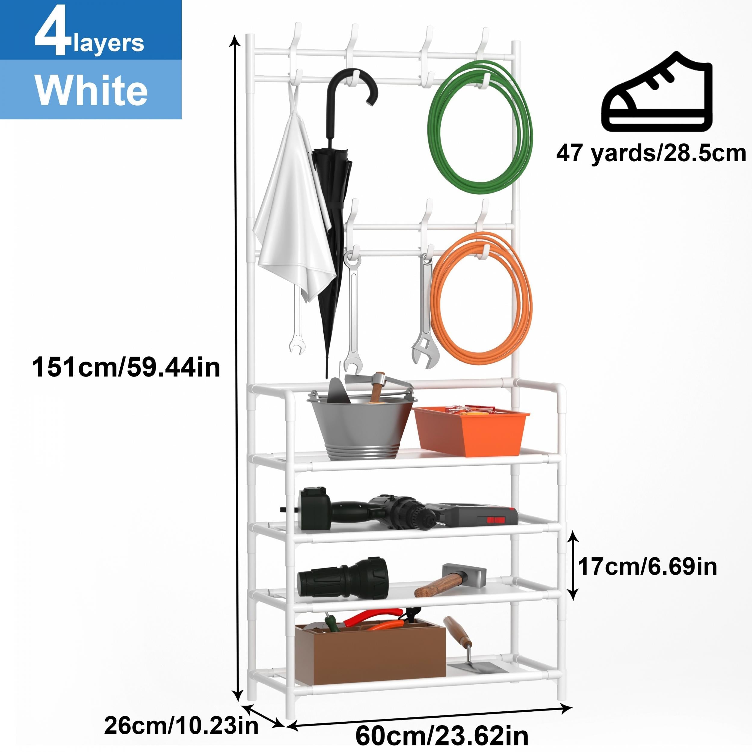 Standing Coat Rack Shoes Garment Clothes Hat Coat Rack 4 5 Layers