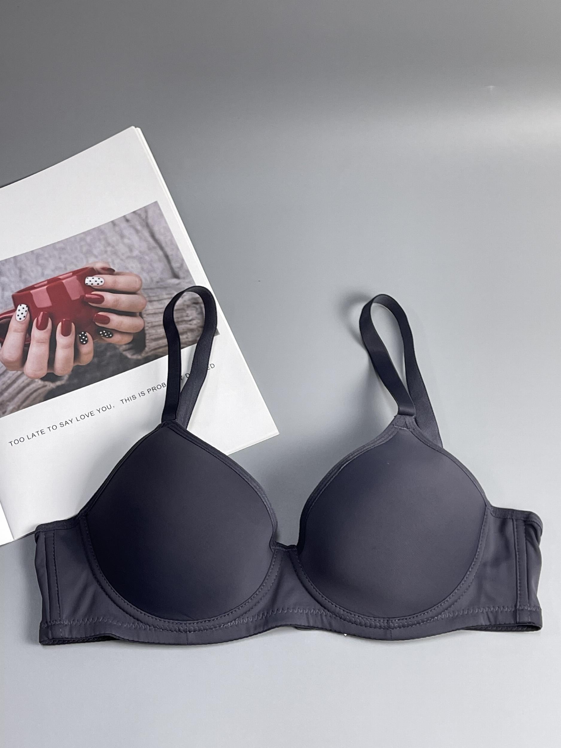 Comfortable Solid T-Shirt Bra for Women