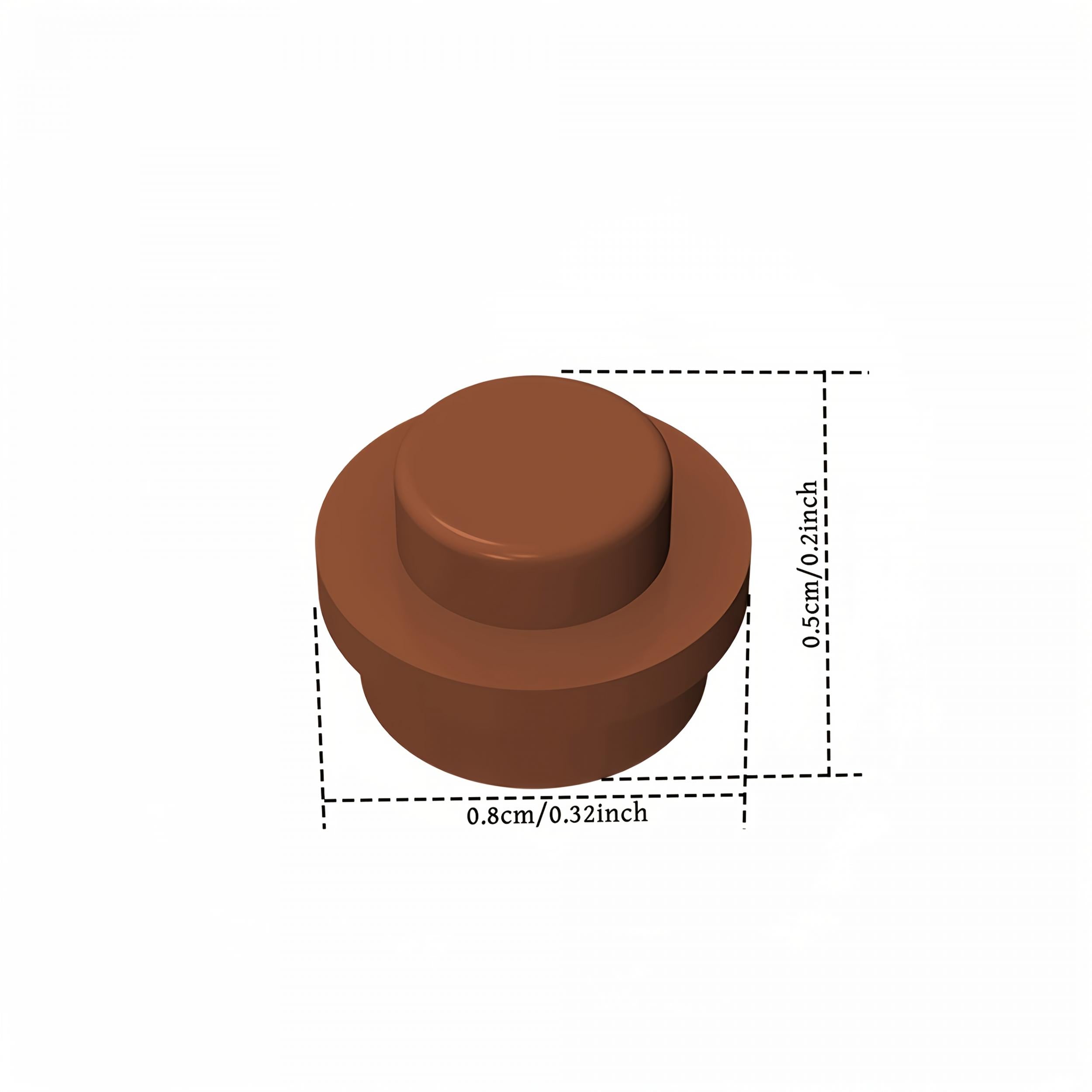 500 Pixel Building Block 1x1 Foundation Brick