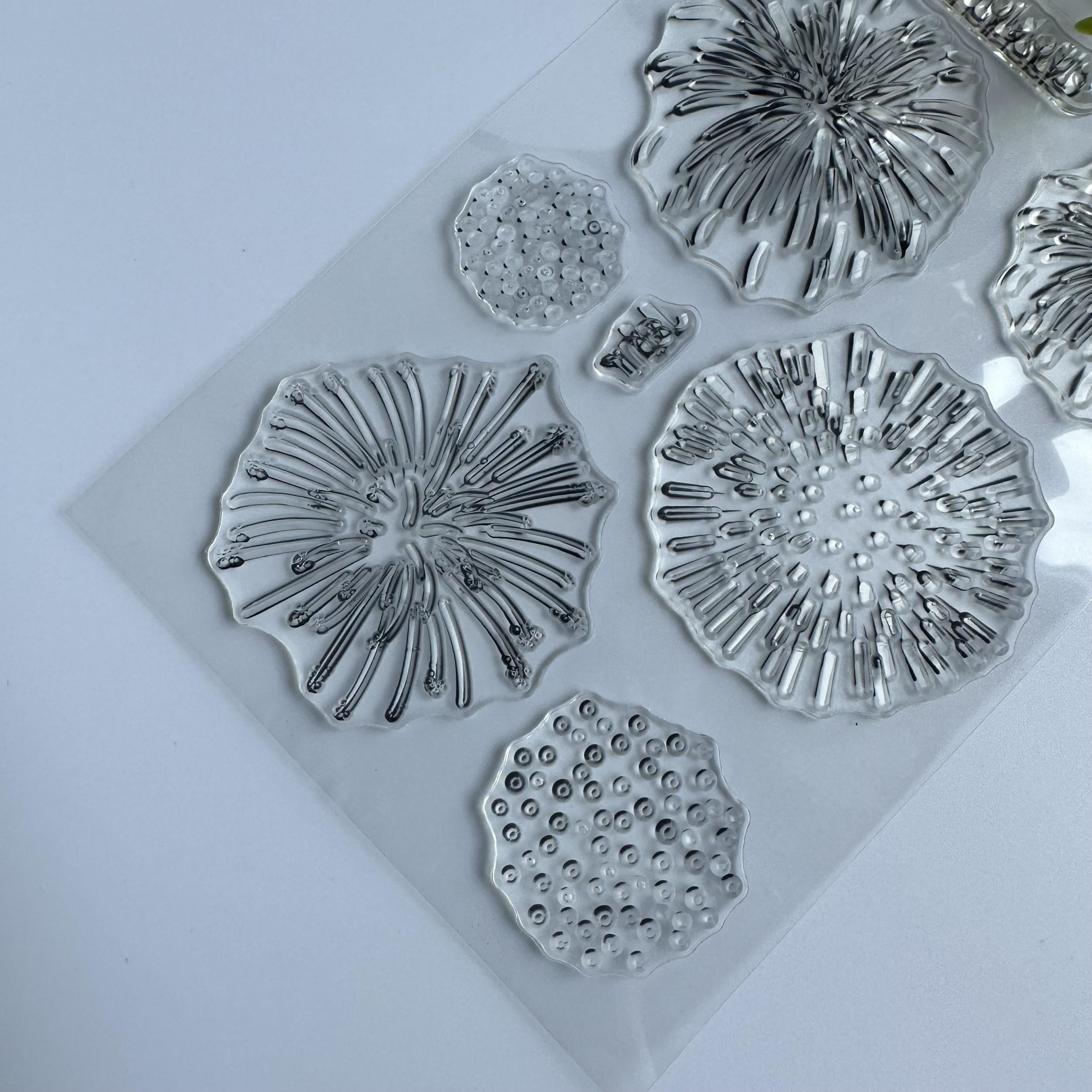 Year Shine Fireworks Clear Stamps for Card Making