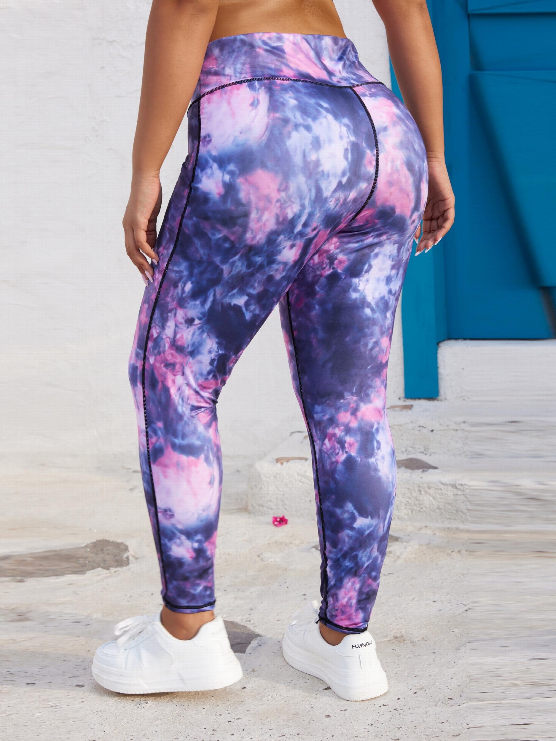 Tie Dye High Rise Skinny Leggings