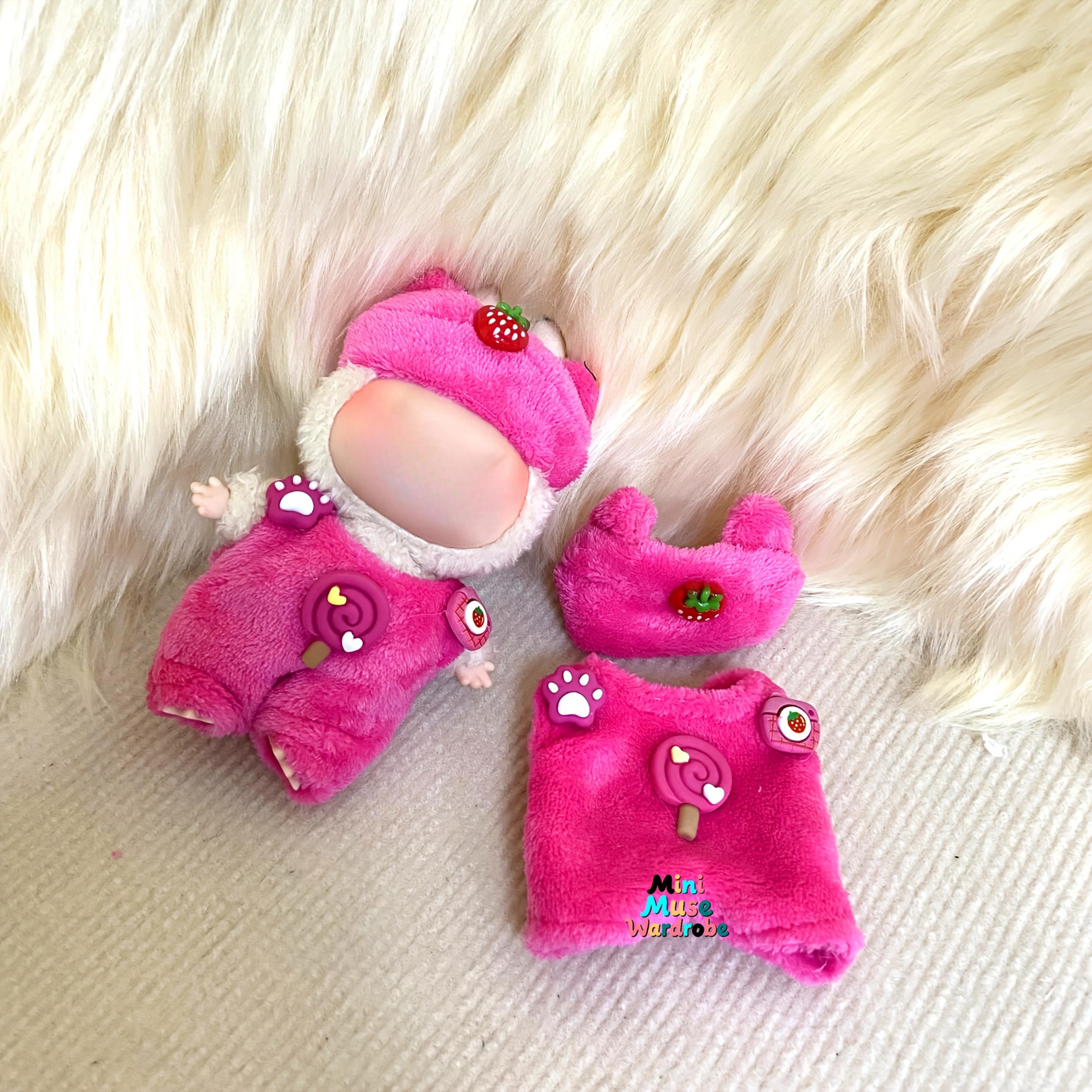 Strawberry Headpiece Doll Clothing Set for 15" Dolls