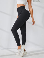 High Waist Ribbed Yoga Pants Workout Leggings Women's Activewear