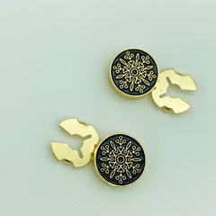 2pcs Minimalist Button Covers Shirt Accessories