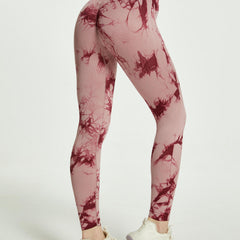 Tie Dye High Waist Yoga Leggings