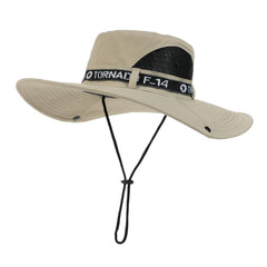 Adult's Sun Protection Fishing Hat Lightweight Breathable Wide Brim Cap