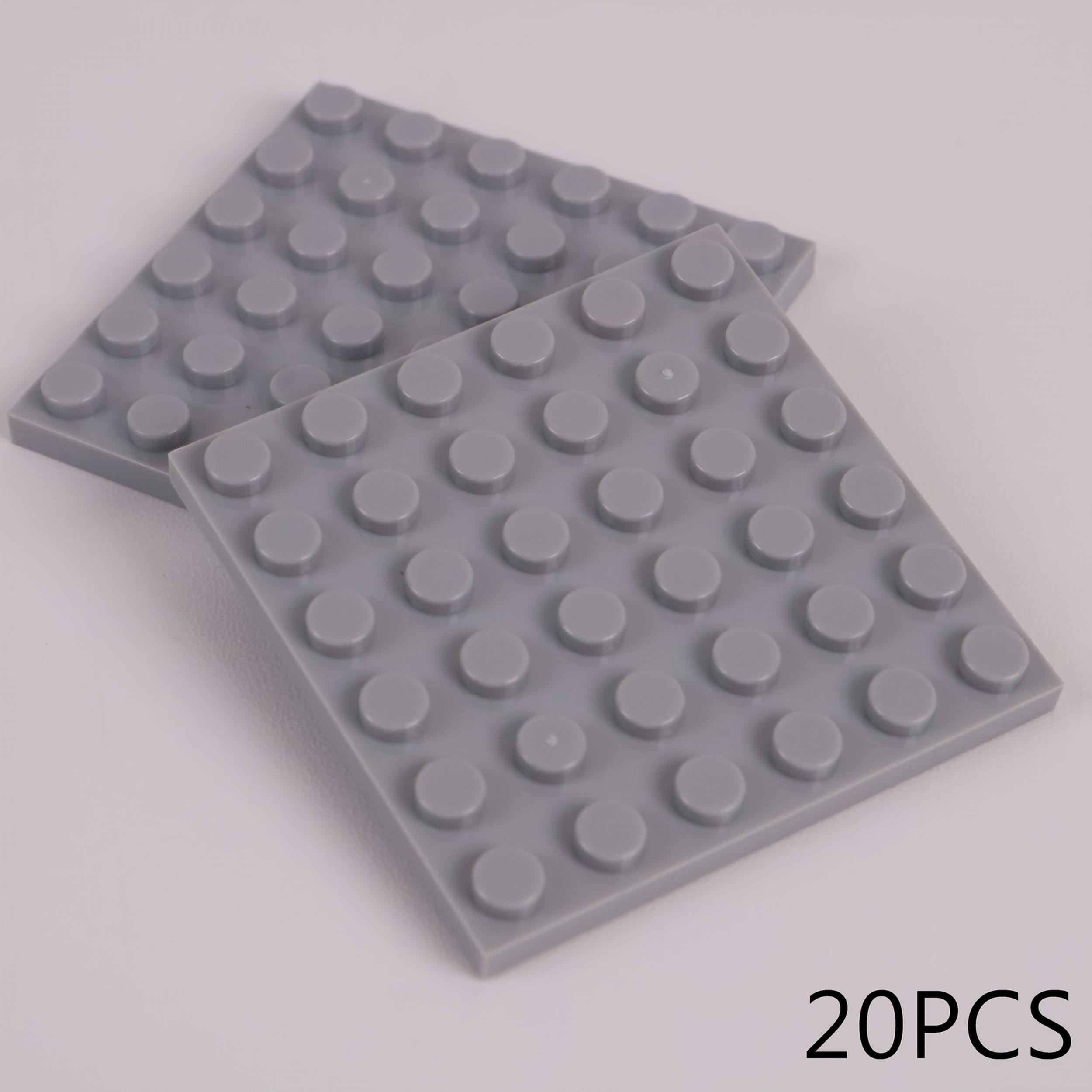20pcs 6x6 High Brick Building Blocks MOC 3958 Compatible Durable ABS Material