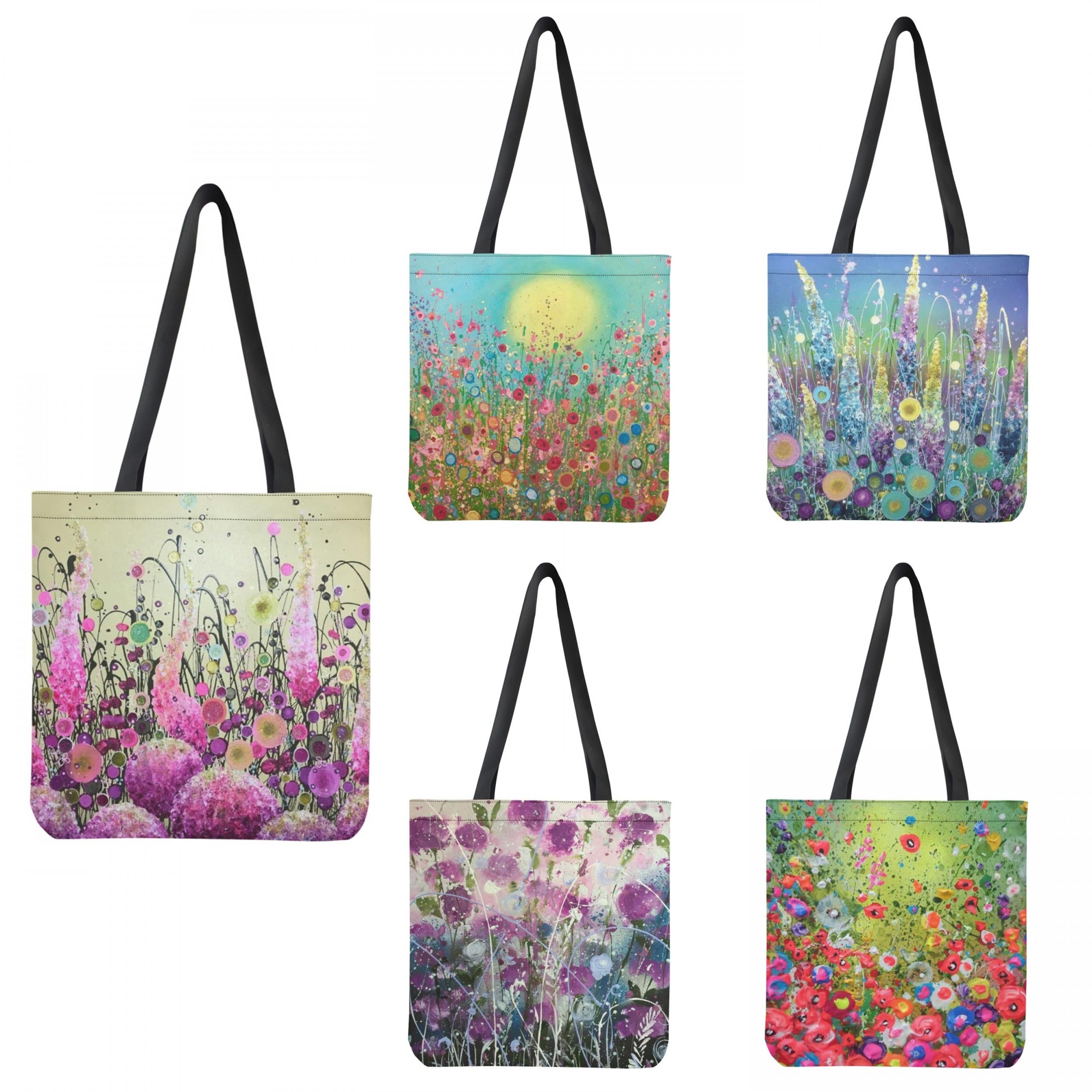 Floral Print Tote Bag for Women - Shopping Bag for Women Gift