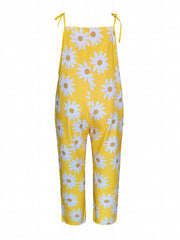 Floral Print Cami Jumpsuit Women's Overalls