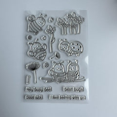 Cartoon Transparent Stamp For Journaling Reusable Stationery Stamp