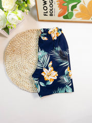 Boys Tropical Leaves Flower Shorts Swim Trunks