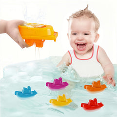 6 Kids Bathroom Boat Toys Outdoor Beach Toys Playhouse Stacking Toy