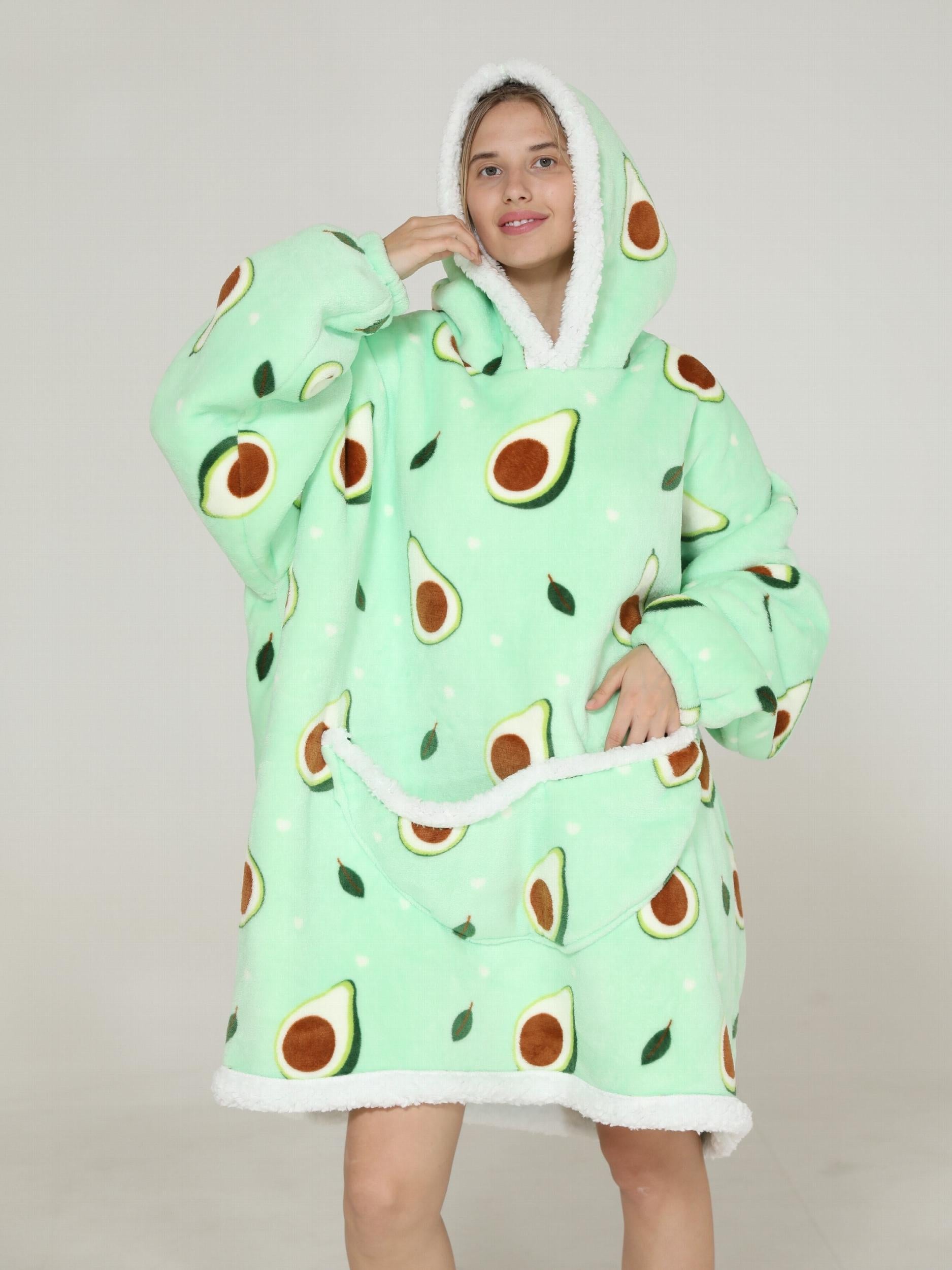 Family Matching Hooded Flannel Robes for Kids & Adults