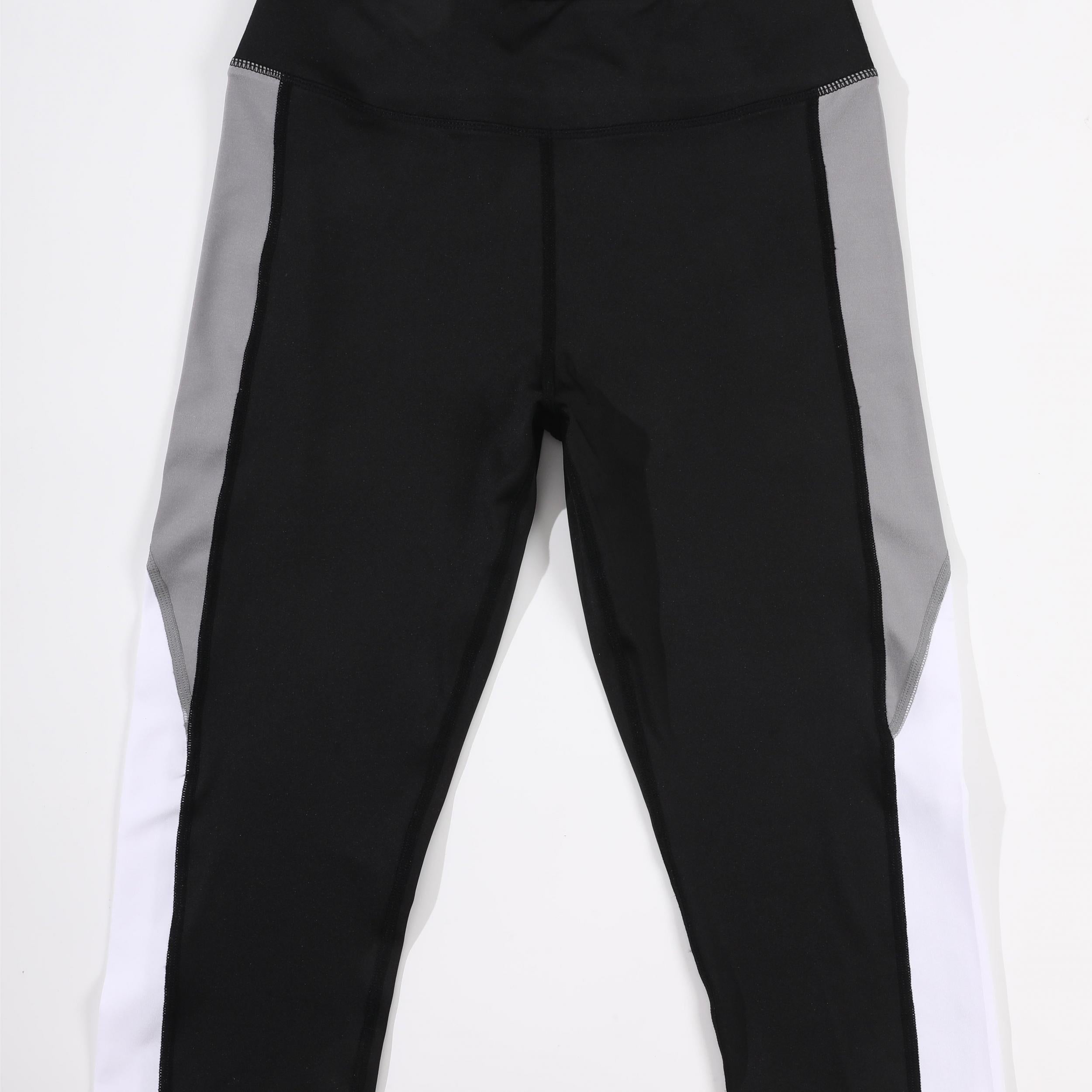 High Stretch Block Yoga Pants Hip Lifting Leggings
