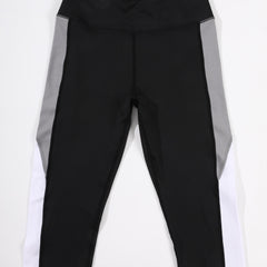 High Stretch Block Yoga Pants Hip Lifting Leggings