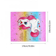 Cartoon Animal Print Picnic Mat Lightweight Waterproof Sandproof