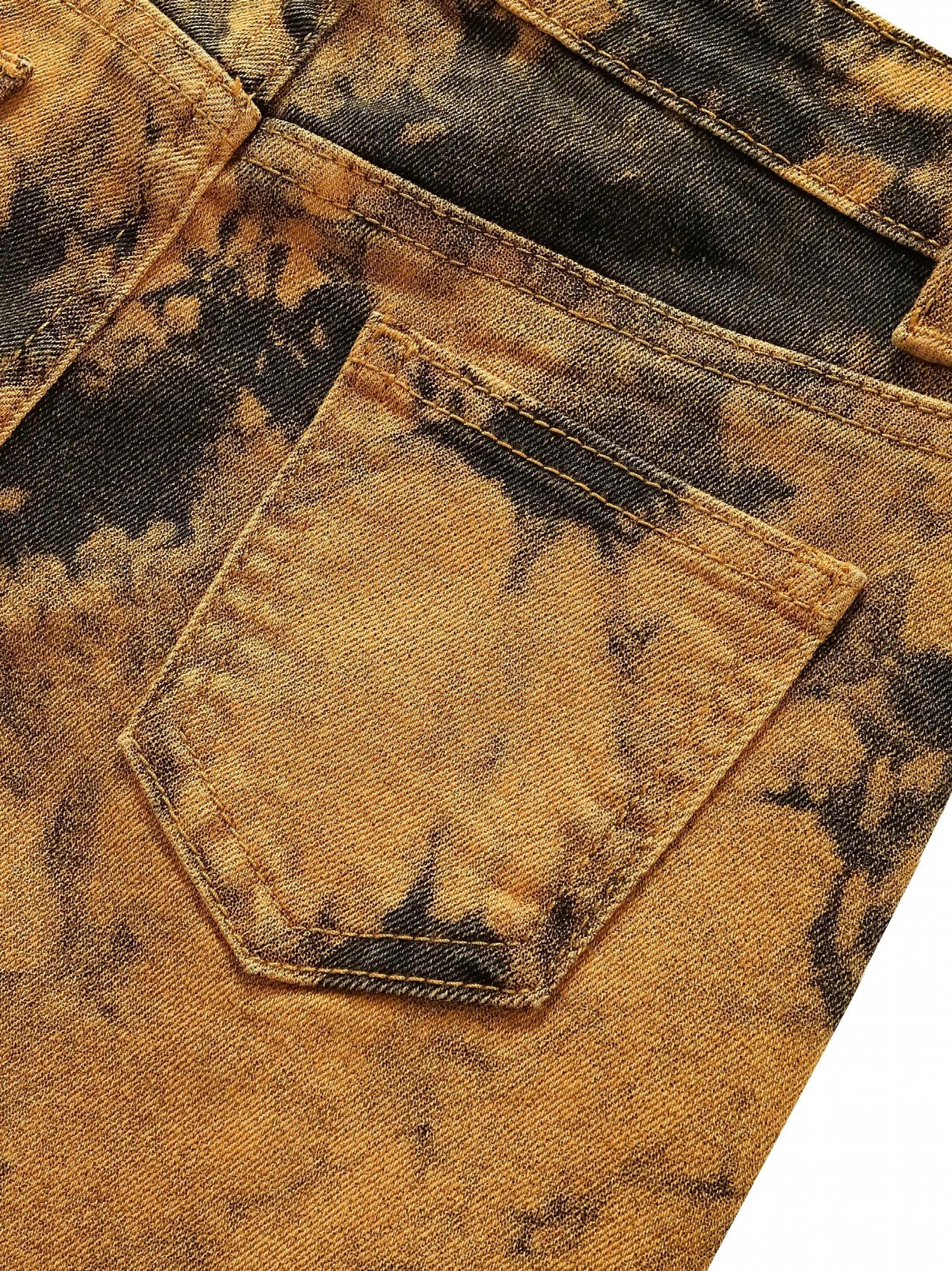 Boys Tie Dye Skinny Slim Denim Pants - Spring/Autumn Kids Clothing
