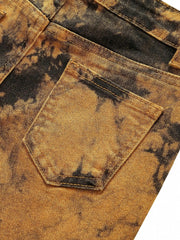 Boys Tie Dye Skinny Slim Denim Pants - Spring/Autumn Kids Clothing