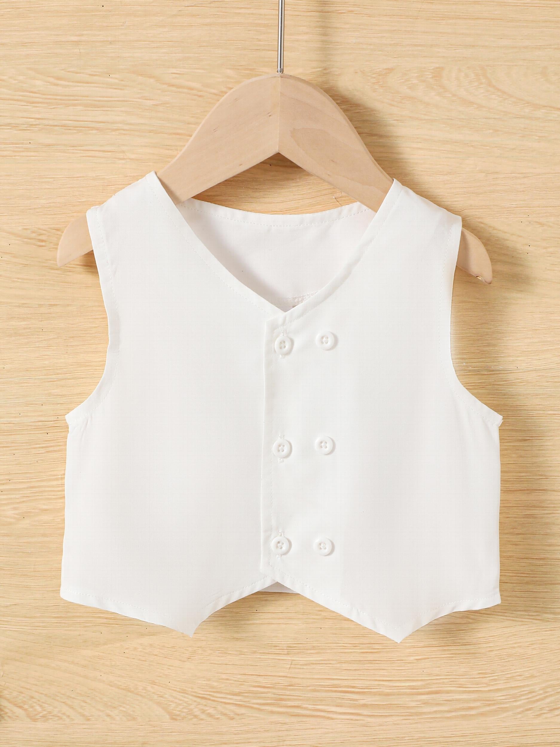 Boys Baptism Dress Little Gentleman Outfit 3pcs Set