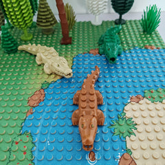 Crocodile Building Block Set - Animal Park Accessory