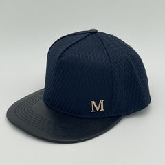Mesh Pattern Baseball Cap M Label Decor Hip Hop Sun Hats