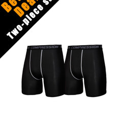 Men's Quick Drying Compression Sports Boxers Athletic Shorts