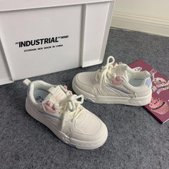 Women's Lace up Mesh Skate Shoes Low Outdoor Flatform Lightweight Sneakers